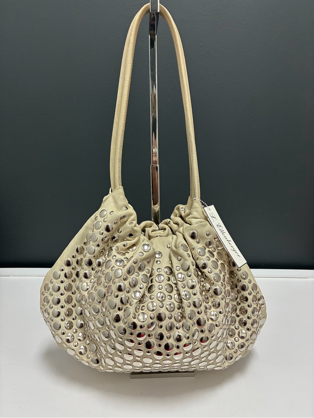 Sonia Rykiel Domino Studded Shoulder Bag on Sex and the City